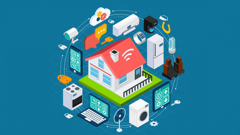 smart home system graphic