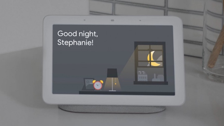 Good night display google home