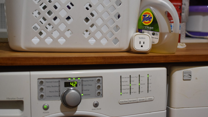 washing machine and smart plug
