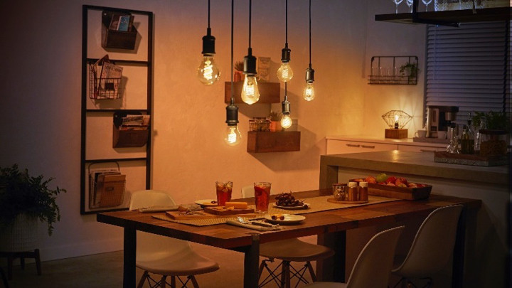 Best Edison Style Filament Smart Bulbs, Edison Bulb Dining Room Fixture