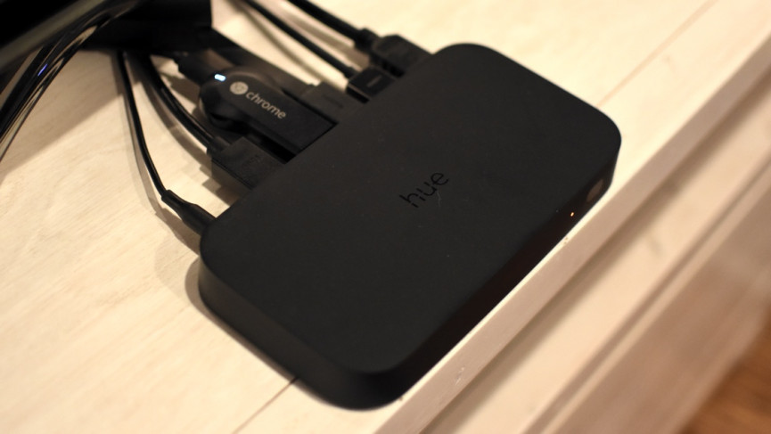 The Philips Hue Play HDMI Sync Box makes any home theater a bit more  theatrical