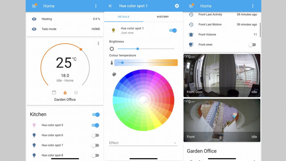 home assistant application