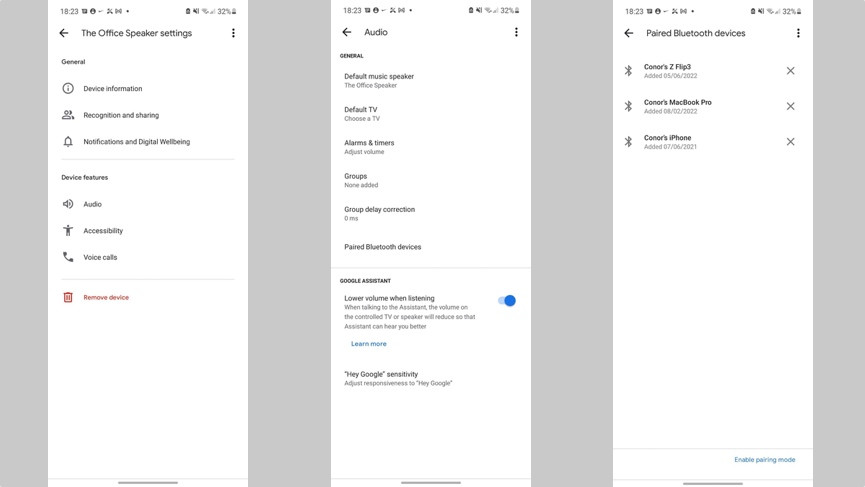 Cómo conectar y emparejar su Google Home con un altavoz Bluetooth