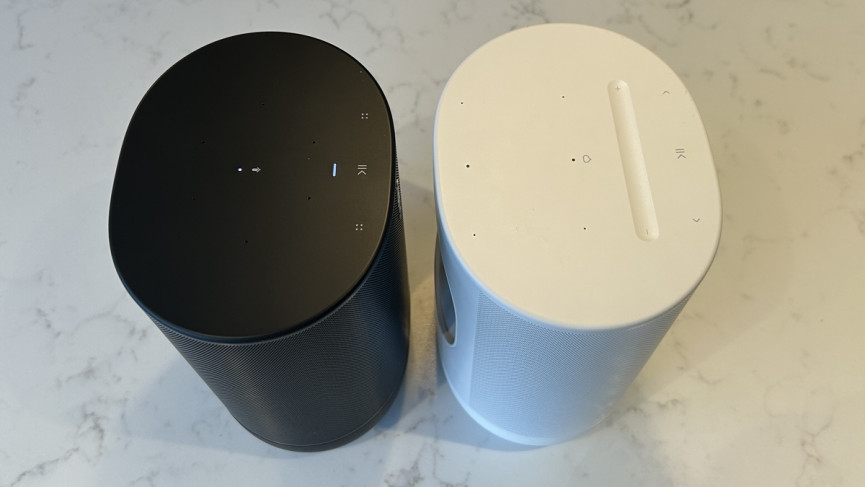 Sonos Move 2 white and move 1 white top buttons