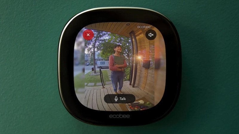 Ecobee Smart Doorbell Camera turns your thermostat into a smart display