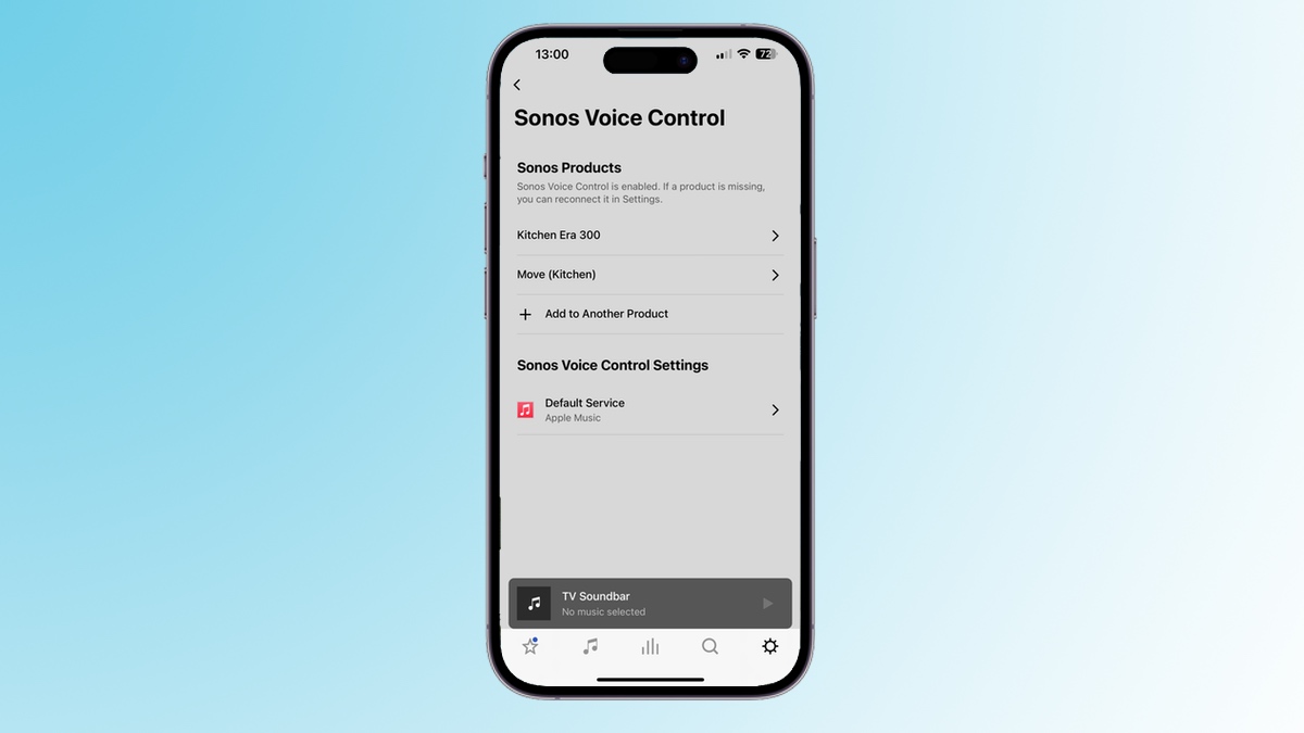 Sonos app adding sonos voice to speakers