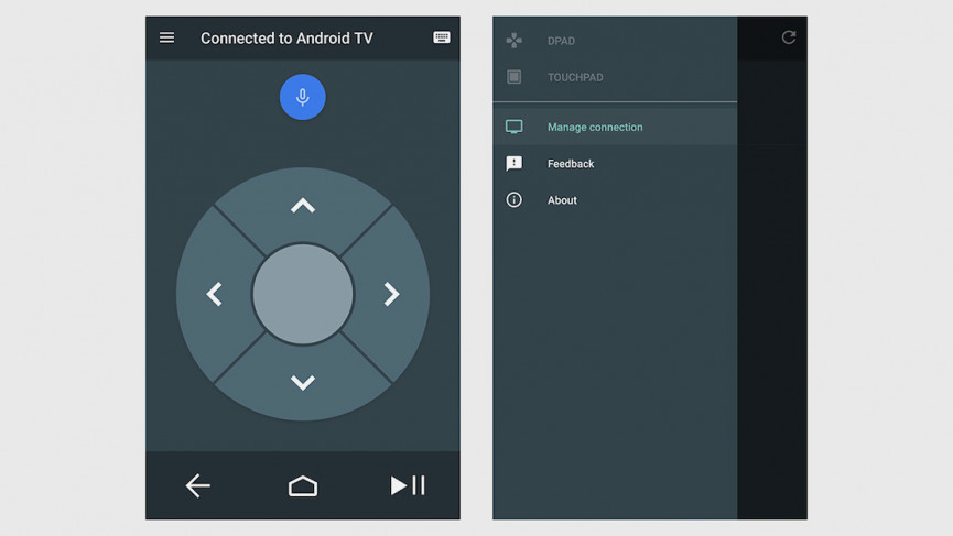 Use your phone as a remote control android tv