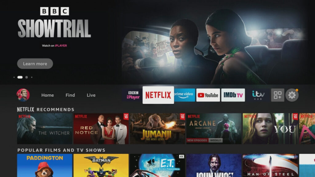Netflix on Amazon Fire TV Stick 4K Max 