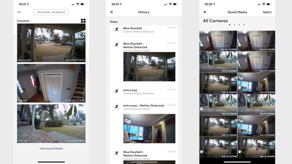 Blue by ADT Security Camera app