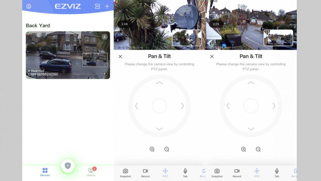 Ezviz C8PF review: Two lenses and 360-degree panning