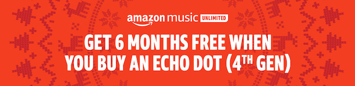 Amazon throws in 6 months of free Music Unlimited with new Echo Dot