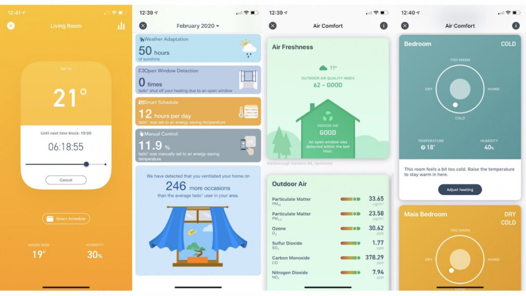 Tado app and features