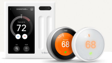 Brilliant Smart Control back with Nest