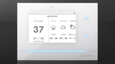 Crestron Horizon Thermostat ditches battery