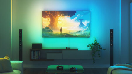 Nanoleaf 4D creates immersive TV lighting
