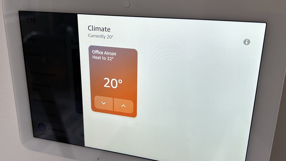 Amazon Echo Hub climate hub
