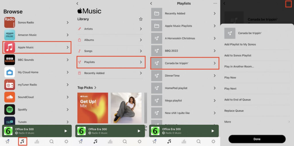 How to add Apple Music playlists to Sonos Favorites for Control4 and more