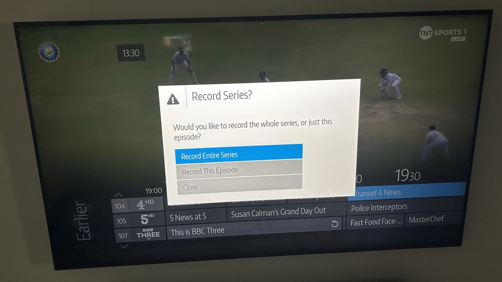 Freesat record series option