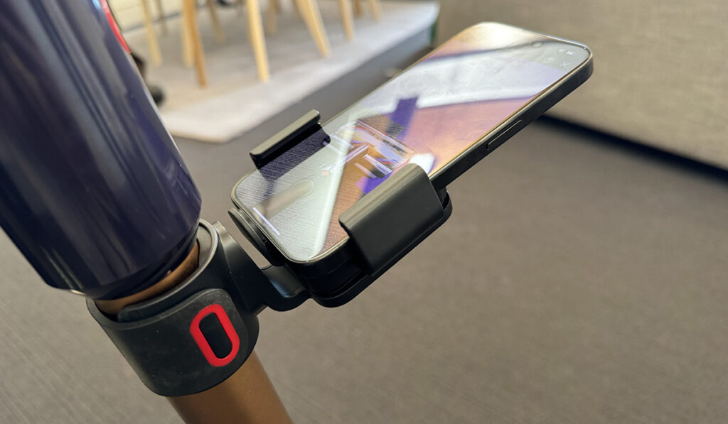 Dyson CleanTrace smartphone clamp