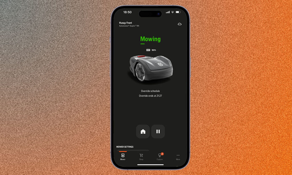 Husqvarna Automower Aspire R4 app