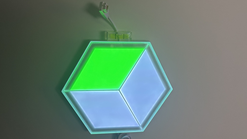 Paneles de luz hexagonales Govee Glide Ultra individuales con conector